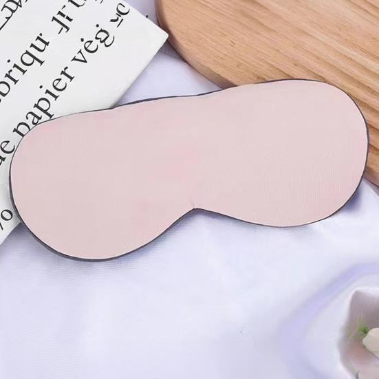 Double-sided Eye Mask with Adjustable Ear Straps Men Women Light Blocking Eye Cover Breathable Travel Naps Sleeping Blackout Blindfold
