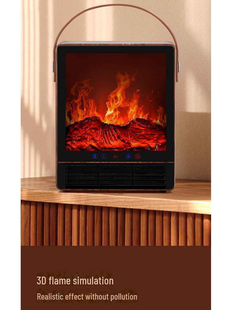 Электрический настольный обогреватель Camel с имитацией пламени