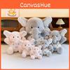 Toy Plush Elephant Animal Cartoon Cute Doll Room Decoration Child Gift Holiday