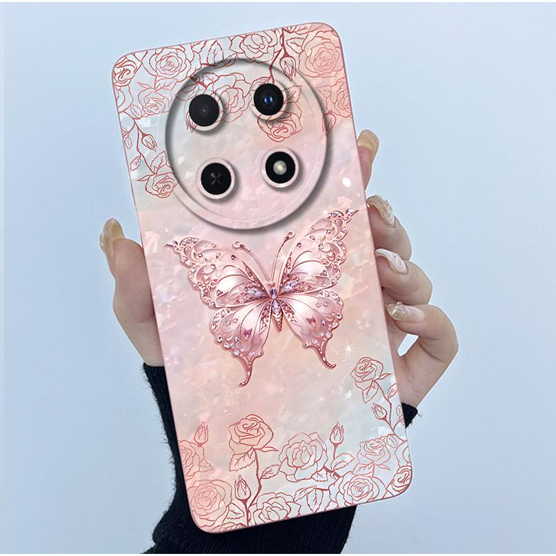 Чехол для Huawei Nova 12i 12 i Силиконовый Защитный Чехол Модный Простота цветок Funda для Huawei Nova 13i Nova12i Coque Capa