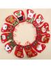 Christmas Tree Hanging Mini Stockings Decoration Small Candy Gift Bag Santa Claus Snowman Reindeer Bear Decorative Socks