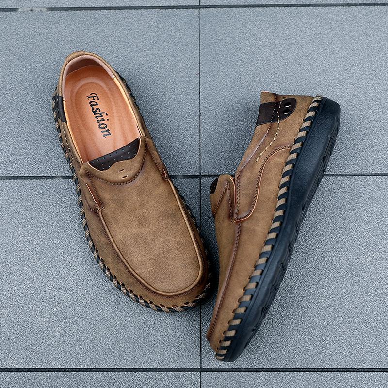 Размер 38–48. Мужские мокасины. Мужская обувь. Мужская повседневная обувь. Кожаная обувь ручной работы. Мужские лоферы.