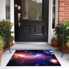Washable Area Rugs for Living Room Bedroom,Vast Cosmic Landscape Non Slip Rug,Low Pile Soft Fantastic Nebula Indoor Floor Carpet