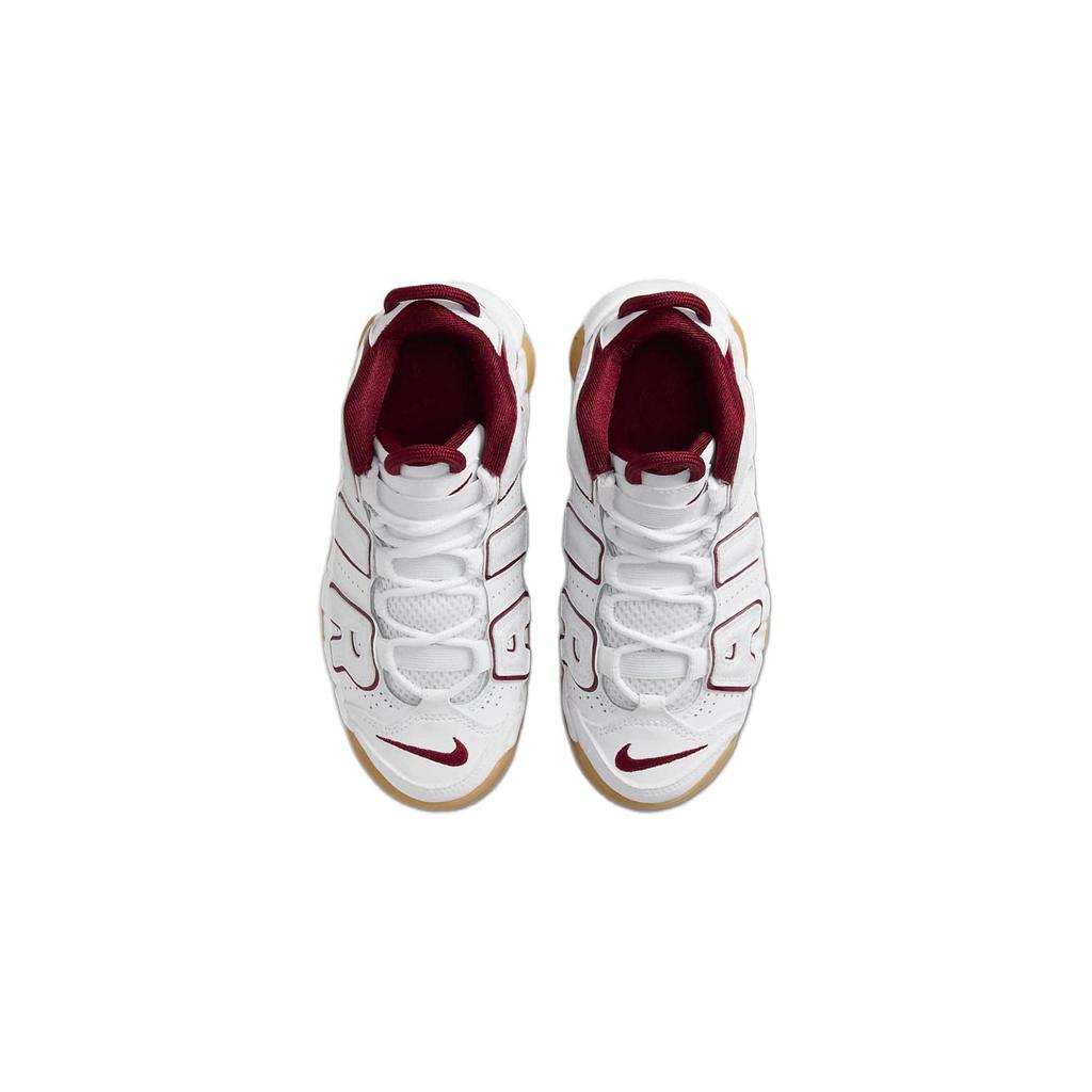 Nike Air More Uptempo (Ps) Универсальные Повседневные Легкие Удобные Амортизирующие Прочные Низкие Детские Баскетбольные Кроссовки Детские кроссовки Белый Красный FJ2847-100