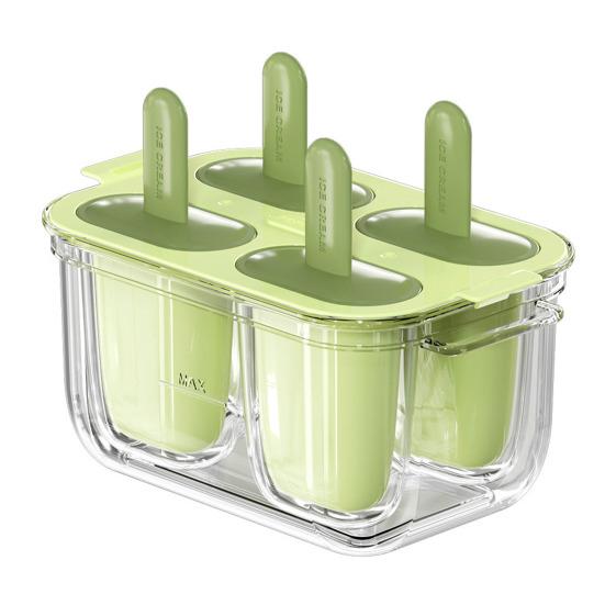 Силиконовая форма для мороженого на палочке, двухслойная мороженица для домашнего приготовления угощений, практичные кухонные принадлежности для любителей выпечки и семей