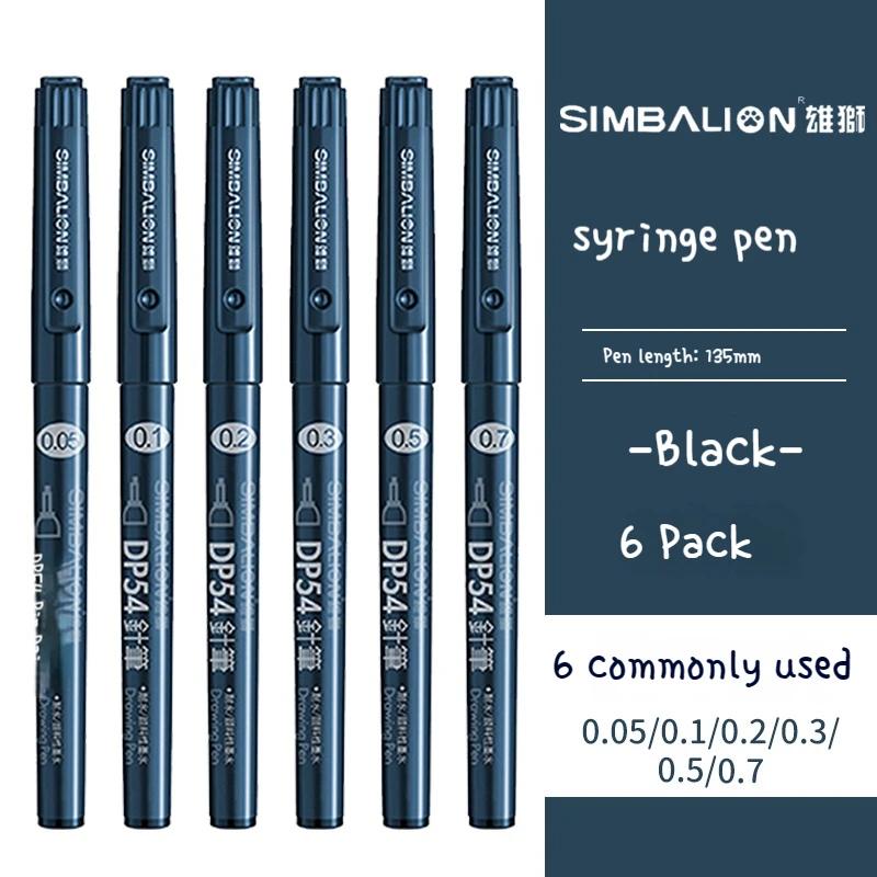 Игла для рисования, наконечник ручки, пигментная подкладка, чернила Micron, искусство рисования манги, наброски, нарисованные от руки, водонепроницаемые художественные принадлежности