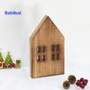 Ремесло из дерева Экологически чистый уникальный дизайн Без сбоев в скандинавском стиле Миниатюрный рождественский декор Хорошая текстура Маленький дом Деревянное ремесло Хозяйственные товары