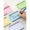 1pc Simple Lined Spiral Notebook With Colorful Pages, Tearable Binding, Random Color, Office Supplies Journal Diary Stationery Notebook Back To School
