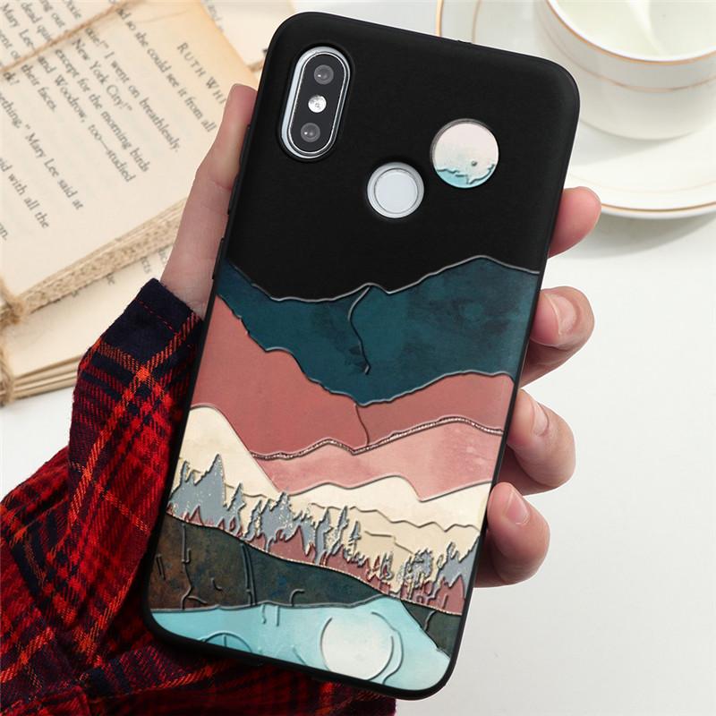 Модный чехол с 3D-тиснением для Xiaomi Redmi Note 8T 10 8 9 Pro s 5 6 7 9C Mi 11 10 A3 9 SE 10T Lite 9T Poco X3 NFC M3 чехол из ТПУ
