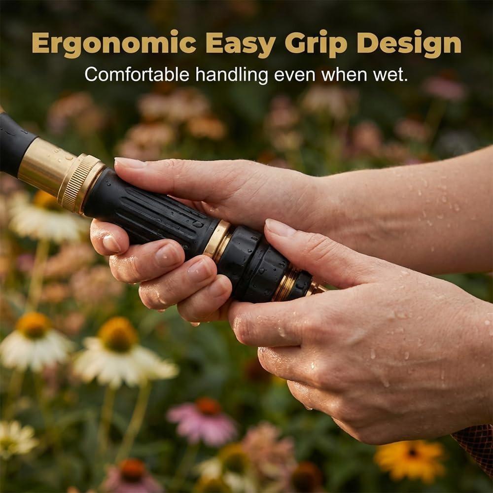 Garden hose quick connector accessories, 2026 upgraded 3/4 inch garden hose connector, quick-connect hose accessories male and female set