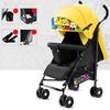 Portable Baby Stroller Sit Or Lie Down Folding Pushchair Backrest Adjustable