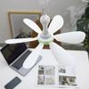 Silent Electric Fan 4-speed Hanging Camping Tent Fan Portable Ceiling Fan  Dormitory
