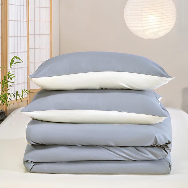 Mercury Home Textiles Щетчатый комплект постельного белья из 4 предметов, однотонный