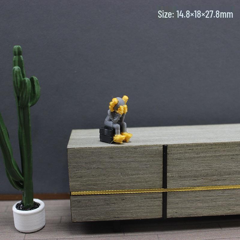 Миниатюрный кукольный домик, художественный декор, модель для фотографии