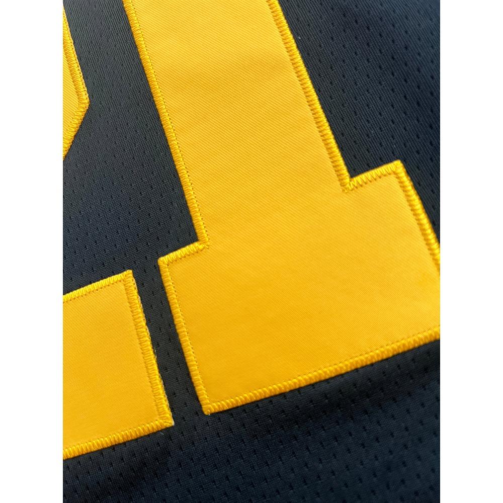 No. 21 black basketball jersey, breathable sleeveless training jersey