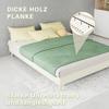 Modern Minimalist Bed Frame, 140x200 cm, Beige, Dutch Velvet Fabric, Low-Profile Base. Excludes Gas Lift Mechanism, Headboard, and Mattress.