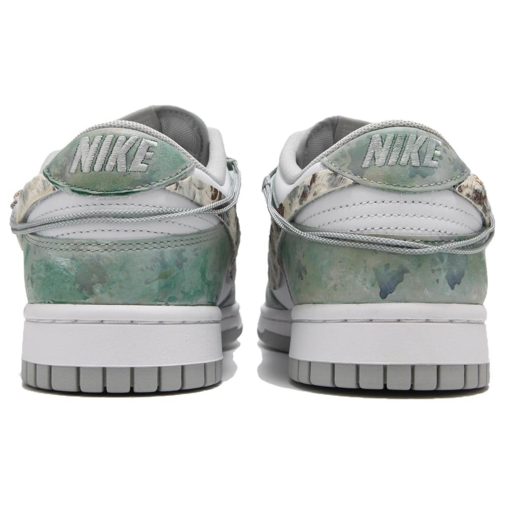Nike Dunk Slip Resistant Abrasion Resistant Low top Skateboard Shoes Unisex Green HF0730-160(Team24-)