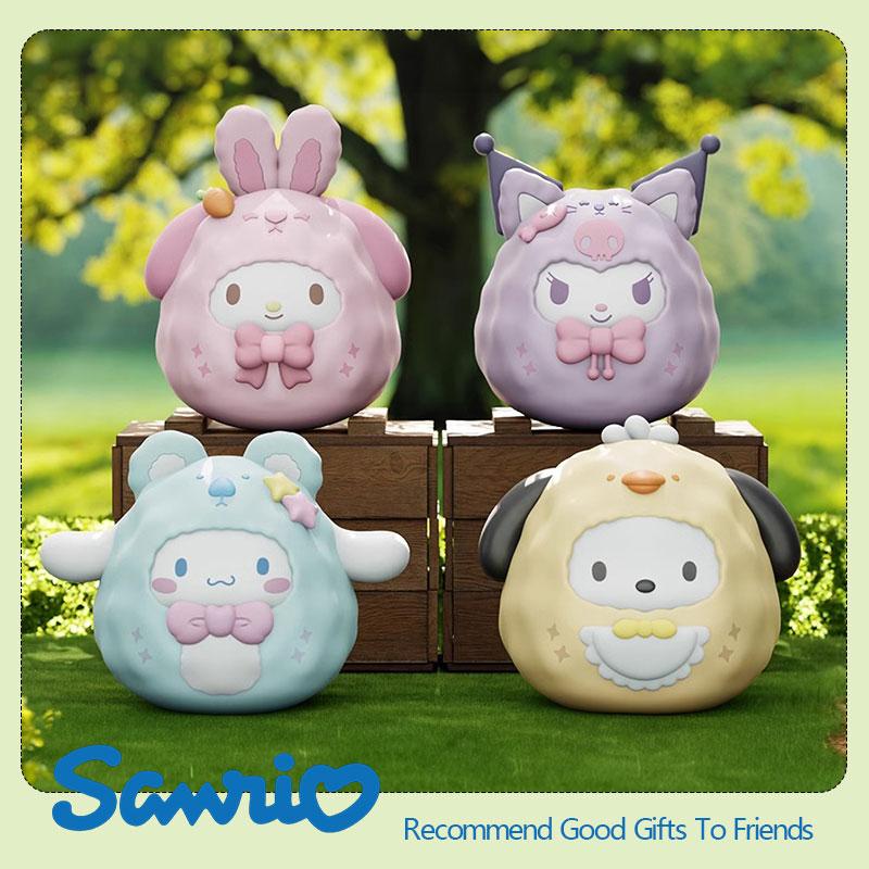 Кавайные фигурки Sanrio из аниме Синнаморолл Куроми Мелоди Почакко Милые фигурки-игрушки Подарки на день рождения для детей Мальчик
