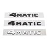 3D ABS 4MATIC Logo Car Rear Trunk Letters Emblem Badge Stickers For Mercedes Benz W246 W204 W205 W212 W213 R350 C300 E300 W447 aaa1