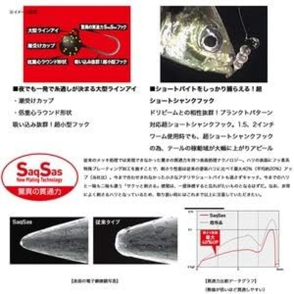 Daiwa Daiwa  Rockfish Horse Jig Head Tsukishita Beauty Sw Light Jig Head Ss Extreme 0.9   12