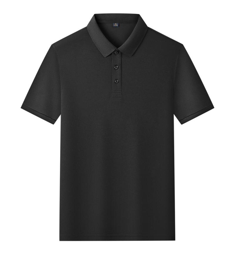 Женская и мужская однотонная футболка летняя с лацканами и короткими рукавами YG-2251/252