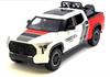 Миниатюрная машина 1/24 Toyota Tundra 2023 Белый/Серый с Черно-Красными Полосами TRD Land Cruiser
