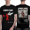 L-Linkin P-Park Men T Shirt Band Crazy Tee Shirt Short Sleeve Crewneck T-Shirt 100% Cotton Plus Size Clothes