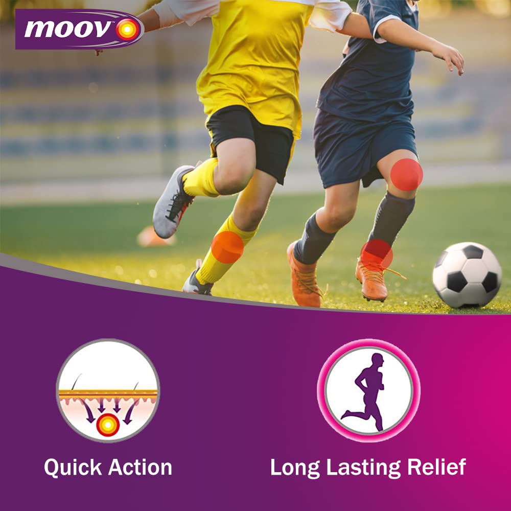 Спрей Moov Fast Pain Relief - 50 г | Подходит для боли в спине, мышечной боли, боли в суставах, боли в коленях