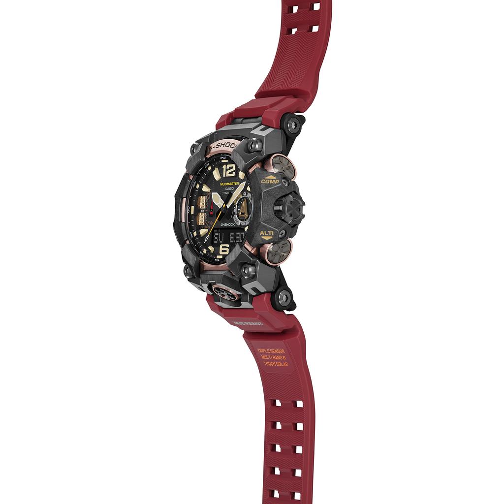 Casio Мужские часы G-SHOCK из нержавеющей стали, водонепроницаемость 200 м, ударопрочные, кварцевые GWG-B1000-1A4
