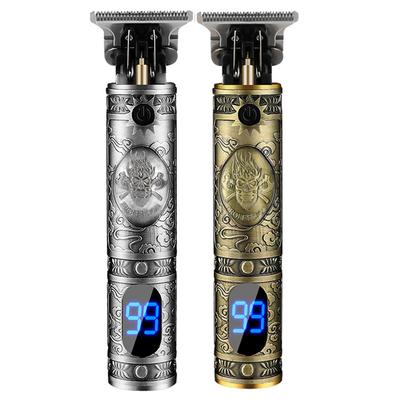 Различные прически ЖК-дисплей Домашняя электрическая машинка для стрижки волос Ретро Бритье головы Электрическая машинка для стрижки Бритва Резьба Электрическая машинка для стрижки KTY