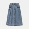 Karra Shirred Pocket Denim Skirt A5s0202