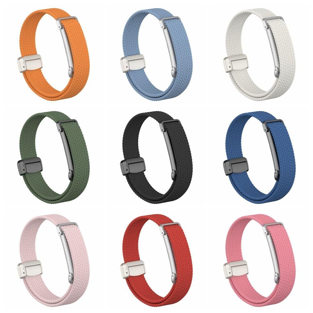 Woven Nylon Sport Band Elastic Bicep Band Fitness Tracker Strap for Google Fitbit Air for Women Men