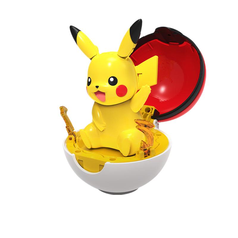 6 styles Pokemon Figure Bulbasaur Eevee Charmander Meowth Squirtle Pikachu action Pokeball elf Ball Toy action Doll kids gift