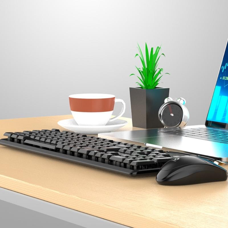 Эргономичная USB-клавиатура K15 Plug and Play для ПК и ноутбуков, для комфортного набора текста и длительного использования, конструкция из АБС-пластика