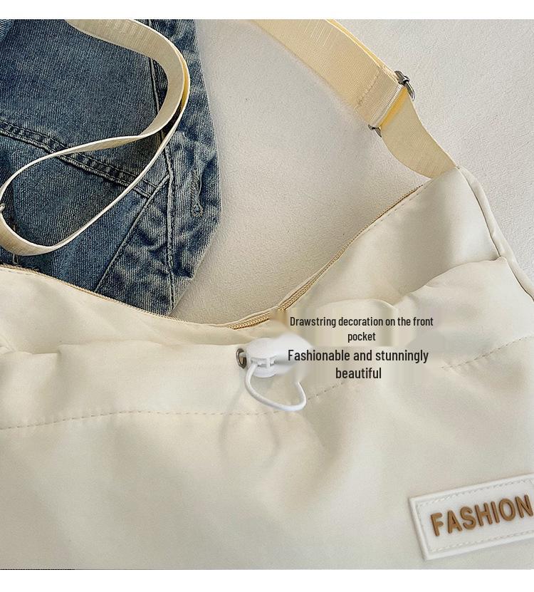 Trendy Solid Color Dumpling Crossbody Bag for Girls - Versatile and Stylish Casual Accessory