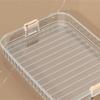  штабелируемый контейнер для хранения пельменей с крышкой, контейнер-crisper для сохранения свежести продуктов, кейс