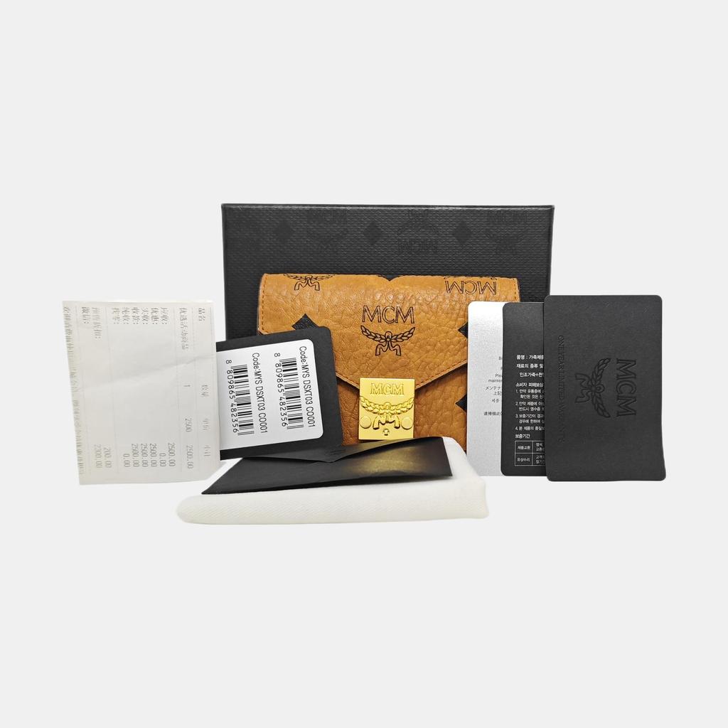 [Pre-Owned] Patricia Visetos Monogram Print Faux Leather Wallet - Excellent #1QP4BQG