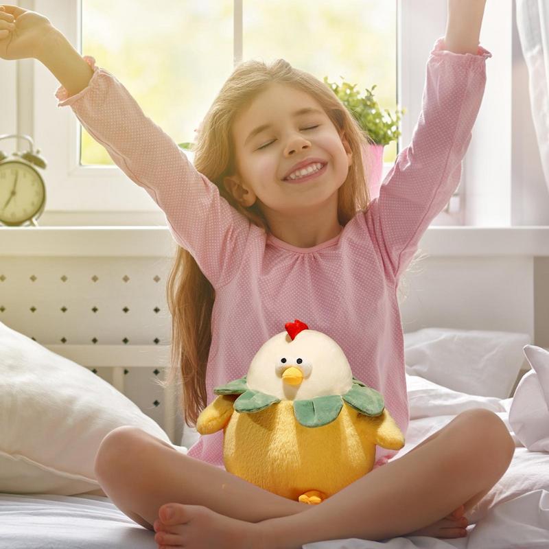 Chicken Plush Soft Plush Chick 1102 Inch Adorable Animal Pillow Cuddly Doll Adorable Toy for Living Room KidsRoom Bedroom Car Sofa