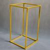 Flower Display Stand Gold Tall Floor Vase Plant Shelf Detachable Metal Flower