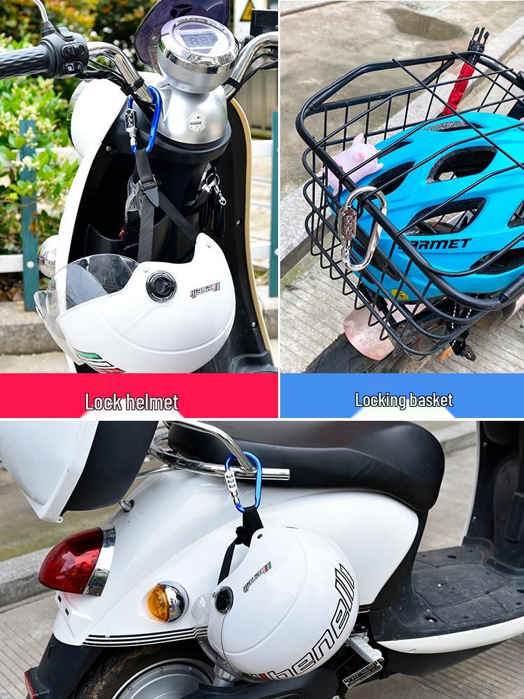 Universal Anti-Theft Helmet Lock for Bikes and Scooters