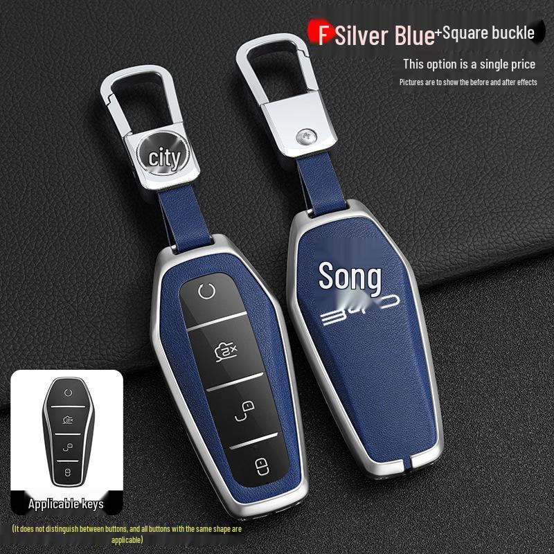 BYD Song Tang Max G5 Surui E5 Sirui G6 Qin Car Metal Key Case - Creative Shell Buckle for Old Models