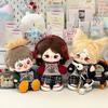 Head Cover 20cm Cotton Doll Clothes Plush Doll Dress Up Set Doll Winter Outfit Doll Accessories