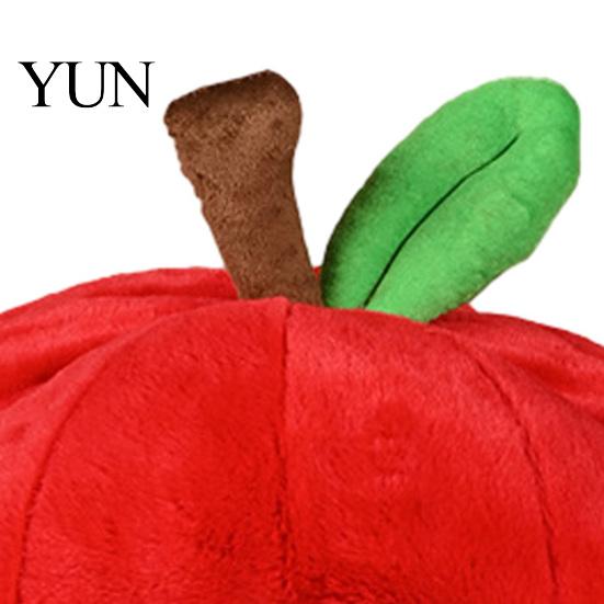 Soft Cotton Cat Sleeping Bag Apple-Shaped Cave Bed, Plush Pet Hideaway with Removable Cushion, Warm Indoor Hideout for Winter Cozy Enclosed Bed Small