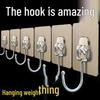 Strong Adhesive No-Drill Hook – Traceless Bathroom/Kitchen Accessory for Heavy Cookware
