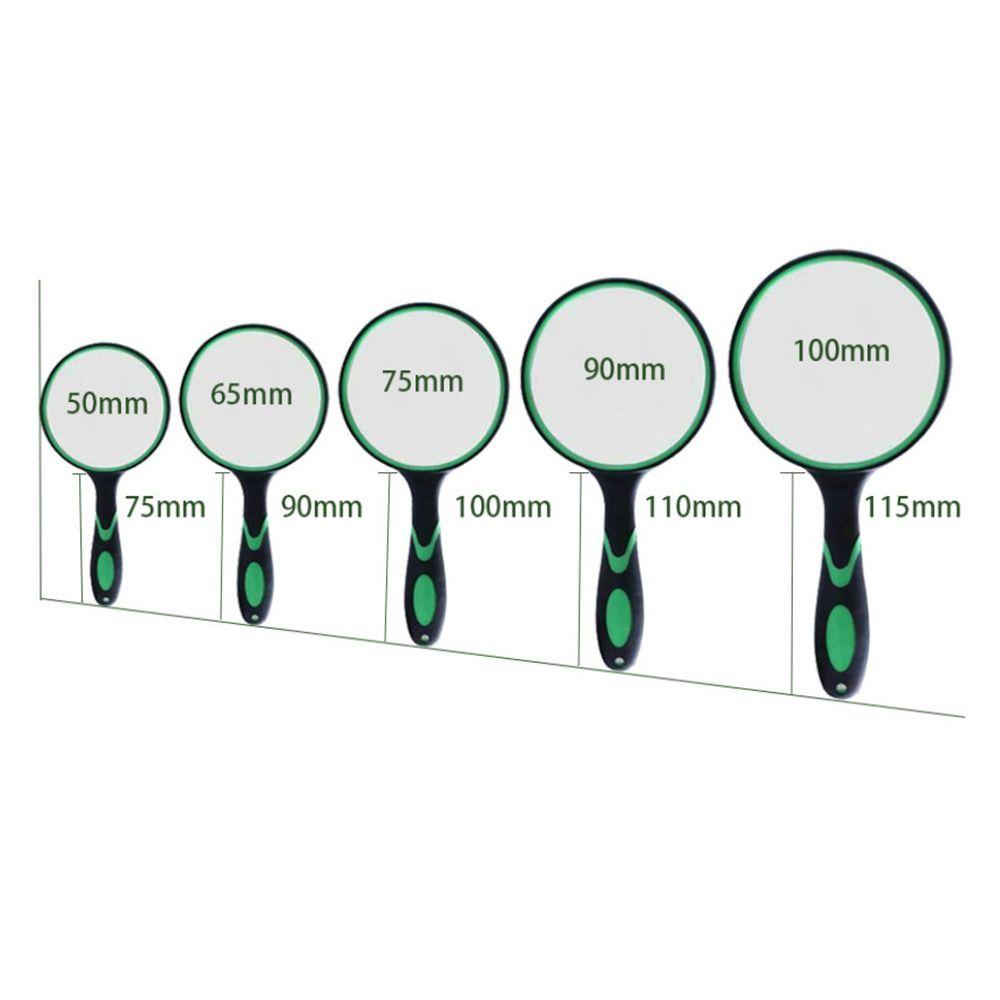 1 шт. Антикварная ручка из красного дерева 10-кратная лупа 50/65/75/90/100 мм Наглазная лупа для чтения книги