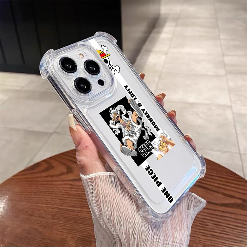 P-PIECE Japan Anime ONE phone case For Samsung Galaxy S25 S23 S24 S22 A06 A50 A07 A20S Ultra Plus FE Anti Fall Transparent