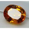 7 Ct Natural Fire Orange Sapphire   Oval Cut Sparkling Sri Lanka Gem A+