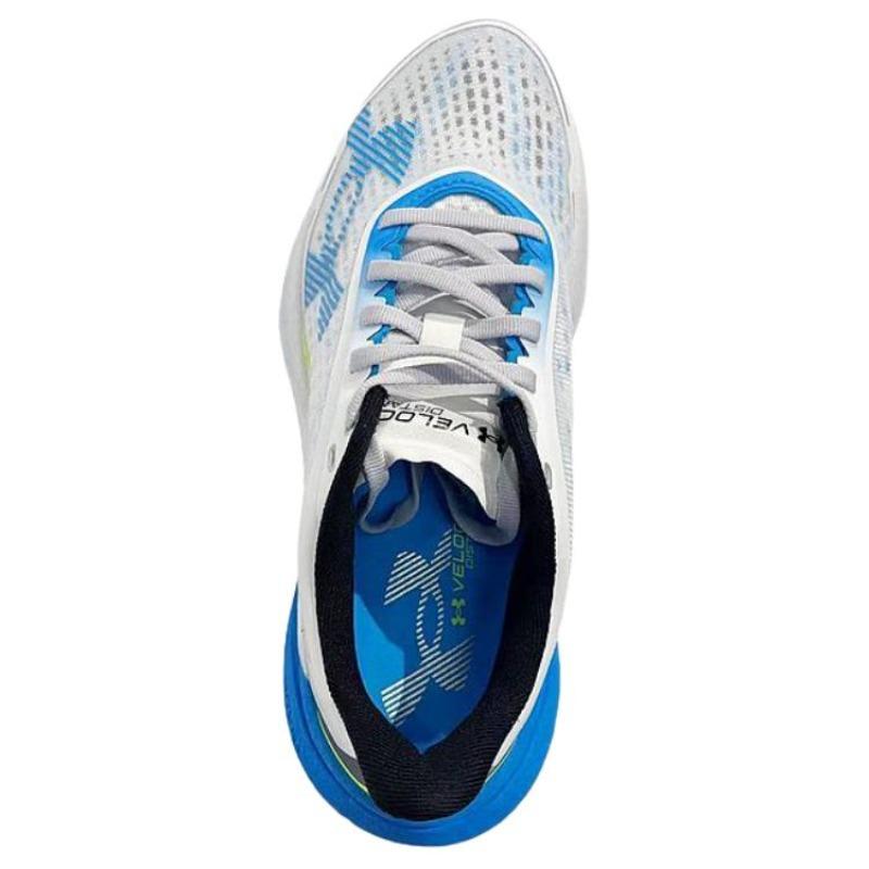 Under Armour Velociti Distance Comfort Soft Casual Running Shoes Women White Blue 6006031-104