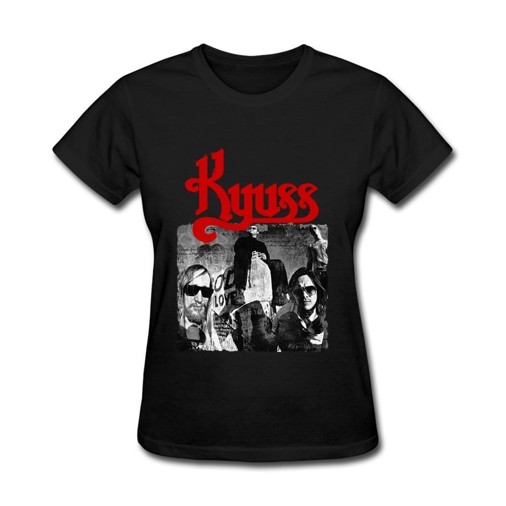 Унисекс Женская Футболка Группа Kyuss Рок-группы Арт Футболка Полиэстер Дешевая Короткий рукав Новинка в Футболках Хип-хоп Уличная одежда Винтажный Топ