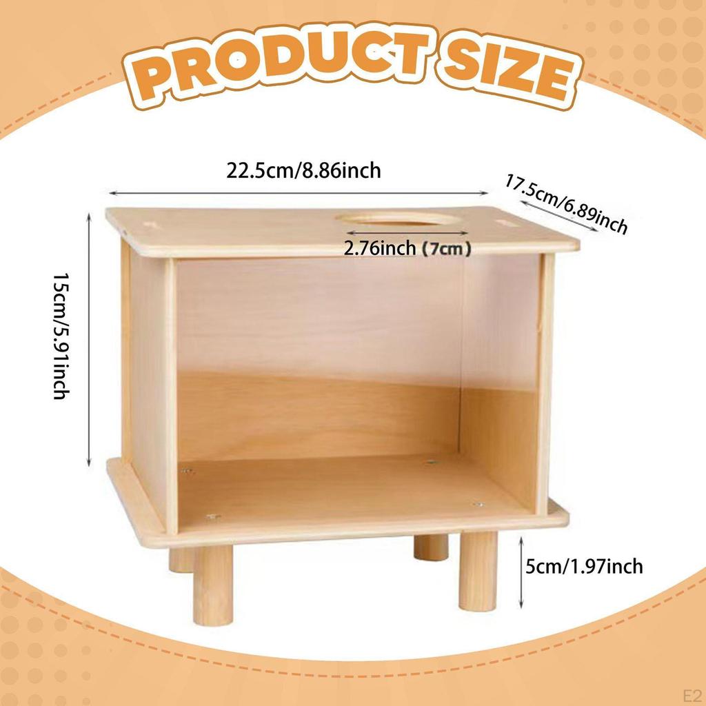 Hamster Digging Box Container Accessories Playing Sturdy Sand Bath Hideout for